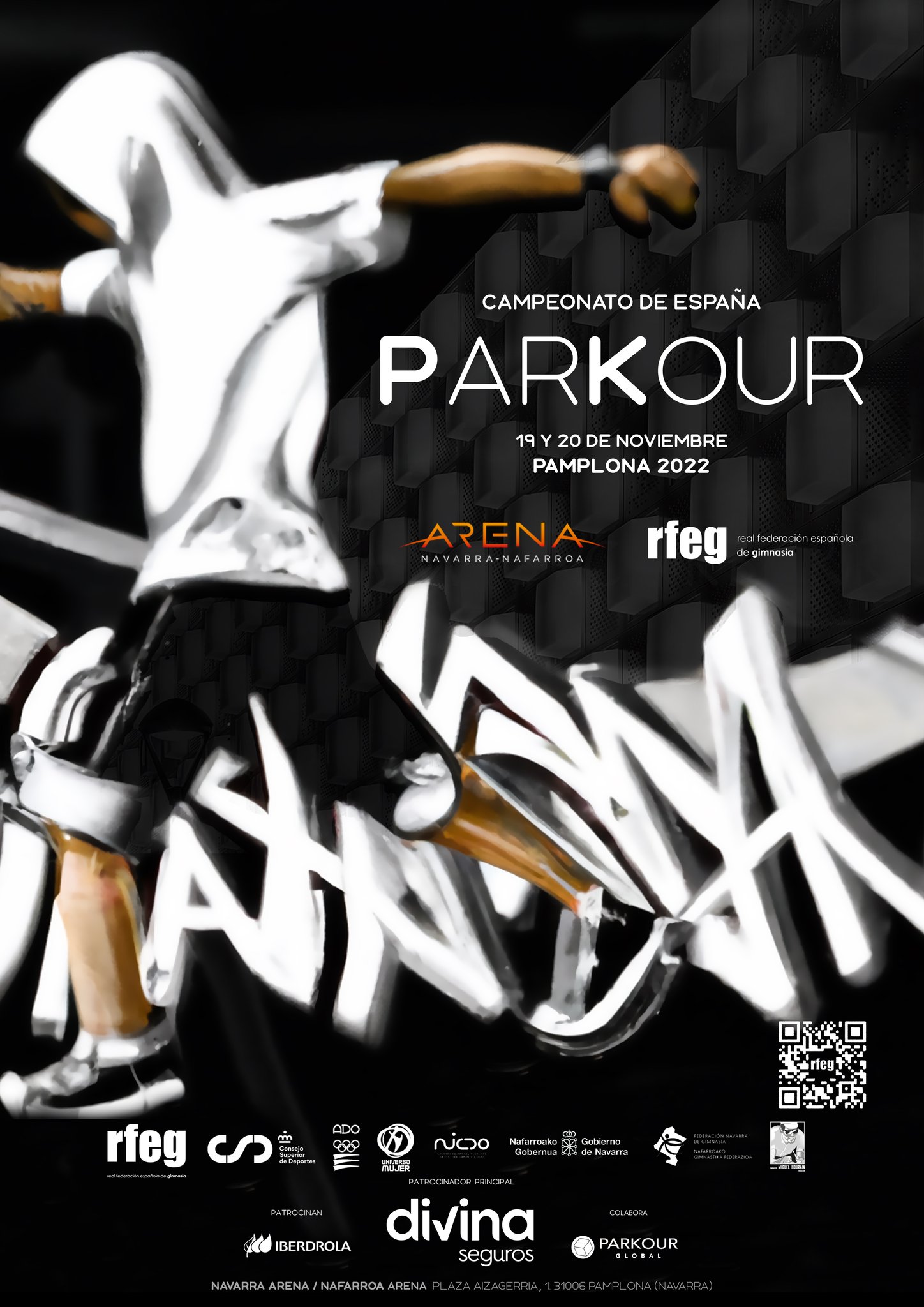 Celebraci&oacute;n del Primer Campeonato de Espa&ntilde;a de Parkour (19 y 20 de noviembre, Pamplona)